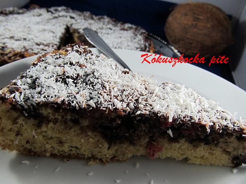 Kókuszkocka pite (paleo)